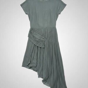 Rare Archival Nicholas K "Syble" Asymmetrical Draped Dress